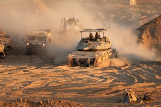 Israeli soldiers are moving along the Israeli-Gaza border fence as Israeli forces began to withdraw from parts of the territory, especially in Gaza and Khan Unis.